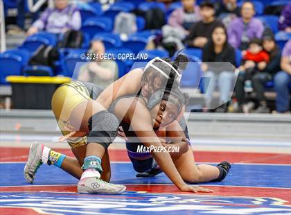 Thumbnail 3 in Carrollton vs Gilmer - GHSA Girls' Duals Championship Semifinals photogallery.