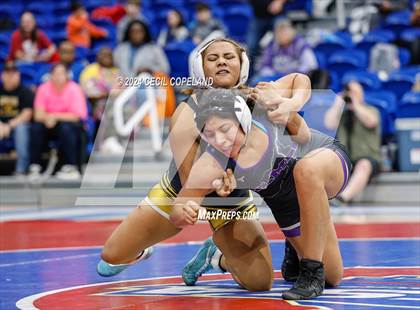 Thumbnail 2 in Carrollton vs Gilmer - GHSA Girls' Duals Championship Semifinals photogallery.