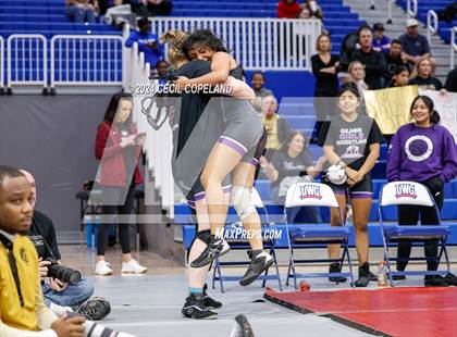 Thumbnail 2 in Carrollton vs Gilmer - GHSA Girls' Duals Championship Semifinals photogallery.