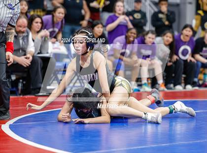 Thumbnail 2 in Carrollton vs Gilmer - GHSA Girls' Duals Championship Semifinals photogallery.
