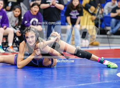 Thumbnail 2 in Carrollton vs Gilmer - GHSA Girls' Duals Championship Semifinals photogallery.