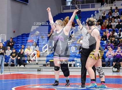 Thumbnail 3 in Carrollton vs Gilmer - GHSA Girls' Duals Championship Semifinals photogallery.