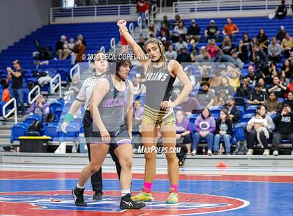 Thumbnail 2 in Carrollton vs Gilmer - GHSA Girls' Duals Championship Semifinals photogallery.