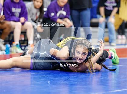 Thumbnail 3 in Carrollton vs Gilmer - GHSA Girls' Duals Championship Semifinals photogallery.