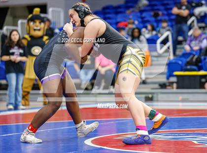 Thumbnail 3 in Carrollton vs Gilmer - GHSA Girls' Duals Championship Semifinals photogallery.