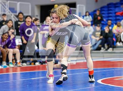 Thumbnail 2 in Carrollton vs Gilmer - GHSA Girls' Duals Championship Semifinals photogallery.