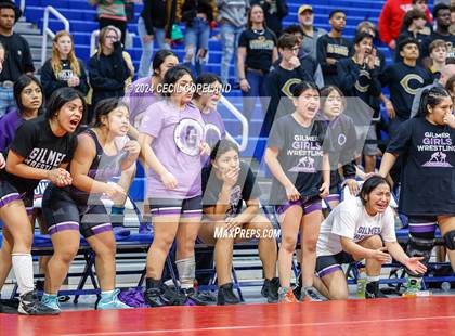 Thumbnail 2 in Carrollton vs Gilmer - GHSA Girls' Duals Championship Semifinals photogallery.