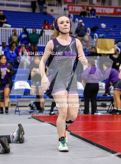 Thumbnail 2 in Carrollton vs Gilmer - GHSA Girls' Duals Championship Semifinals photogallery.