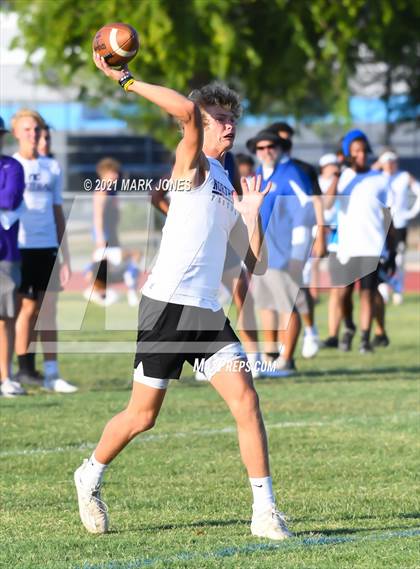 Thumbnail 1 in Northwest Christian vs. American Leadership Academy - Gilbert North (Cactus Duel Out West 7-on-7 Tournament) photogallery.