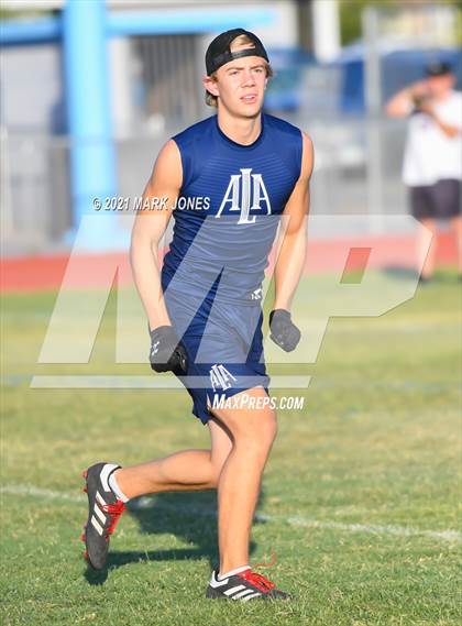 Thumbnail 3 in Northwest Christian vs. American Leadership Academy - Gilbert North (Cactus Duel Out West 7-on-7 Tournament) photogallery.