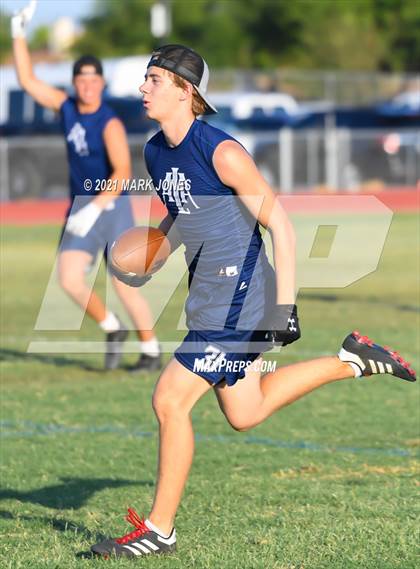 Thumbnail 2 in Northwest Christian vs. American Leadership Academy - Gilbert North (Cactus Duel Out West 7-on-7 Tournament) photogallery.