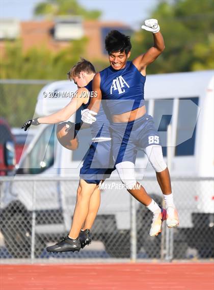 Thumbnail 3 in Northwest Christian vs. American Leadership Academy - Gilbert North (Cactus Duel Out West 7-on-7 Tournament) photogallery.