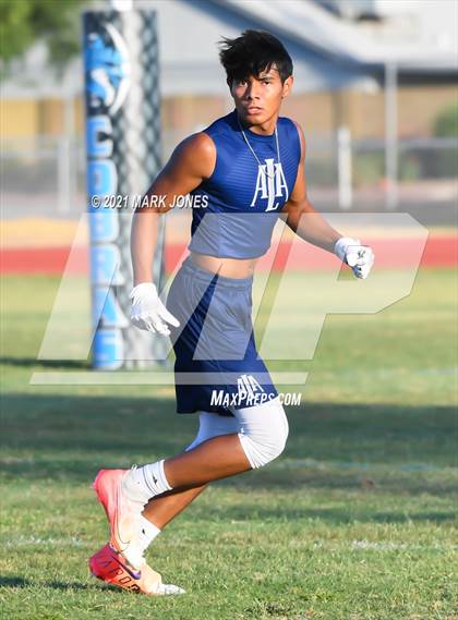 Thumbnail 3 in Northwest Christian vs. American Leadership Academy - Gilbert North (Cactus Duel Out West 7-on-7 Tournament) photogallery.
