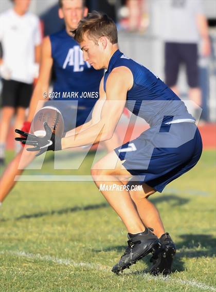 Thumbnail 2 in Northwest Christian vs. American Leadership Academy - Gilbert North (Cactus Duel Out West 7-on-7 Tournament) photogallery.