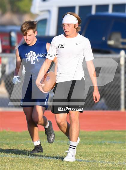 Thumbnail 3 in Northwest Christian vs. American Leadership Academy - Gilbert North (Cactus Duel Out West 7-on-7 Tournament) photogallery.