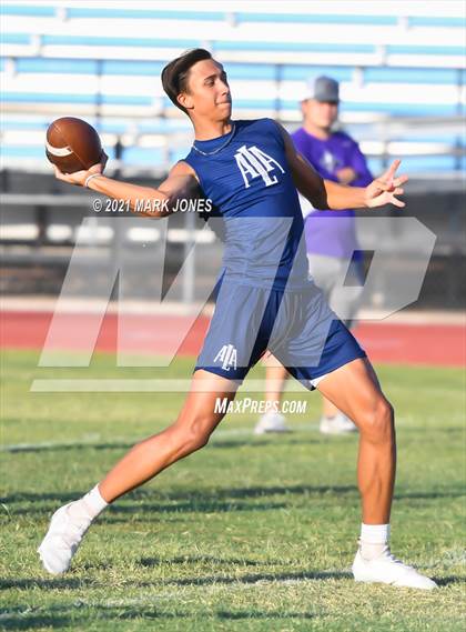 Thumbnail 3 in Northwest Christian vs. American Leadership Academy - Gilbert North (Cactus Duel Out West 7-on-7 Tournament) photogallery.