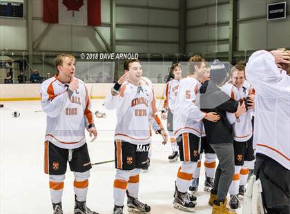 Thumbnail 1 in Kimball Union Academy vs Salisbury School (NEPSAC Elite 8 Final) photogallery.