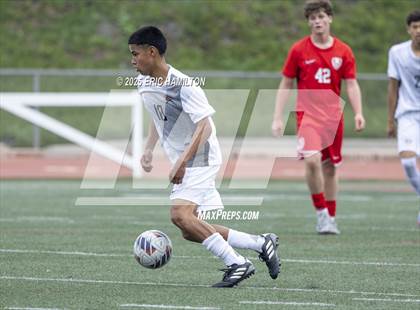 Thumbnail 2 in Banning vs Redondo Union (South's Boys Varsity Soccer Tournament) photogallery.