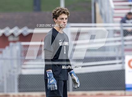 Thumbnail 3 in Banning vs Redondo Union (South's Boys Varsity Soccer Tournament) photogallery.