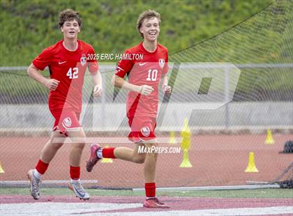 Thumbnail 2 in Banning vs Redondo Union (South's Boys Varsity Soccer Tournament) photogallery.