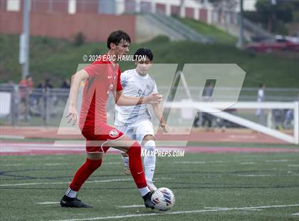 Thumbnail 3 in Banning vs Redondo Union (South's Boys Varsity Soccer Tournament) photogallery.