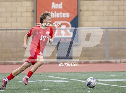 Thumbnail 3 in Banning vs Redondo Union (South's Boys Varsity Soccer Tournament) photogallery.