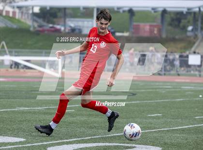 Thumbnail 3 in Banning vs Redondo Union (South's Boys Varsity Soccer Tournament) photogallery.