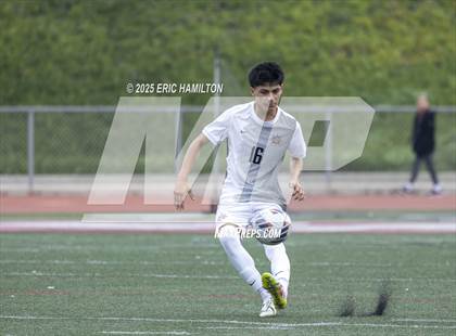 Thumbnail 2 in Banning vs Redondo Union (South's Boys Varsity Soccer Tournament) photogallery.