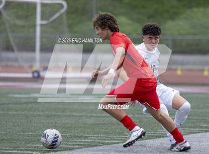 Thumbnail 2 in Banning vs Redondo Union (South's Boys Varsity Soccer Tournament) photogallery.