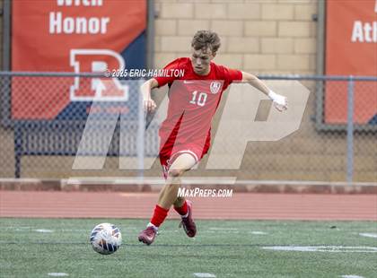 Thumbnail 1 in Banning vs Redondo Union (South's Boys Varsity Soccer Tournament) photogallery.