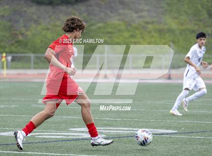 Thumbnail 1 in Banning vs Redondo Union (South's Boys Varsity Soccer Tournament) photogallery.