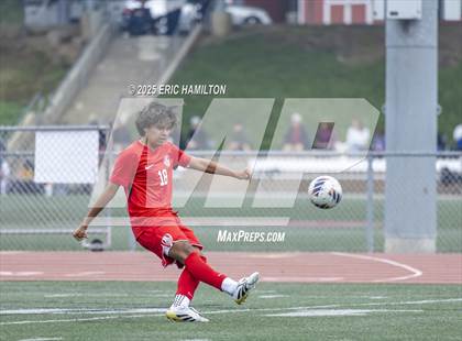 Thumbnail 2 in Banning vs Redondo Union (South's Boys Varsity Soccer Tournament) photogallery.