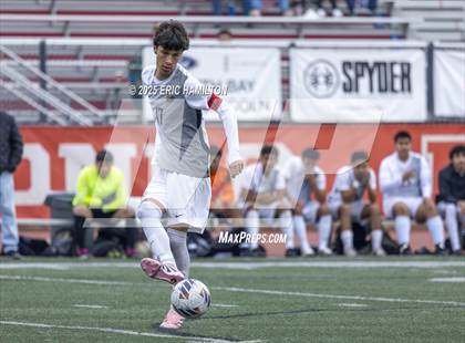 Thumbnail 1 in Banning vs Redondo Union (South's Boys Varsity Soccer Tournament) photogallery.