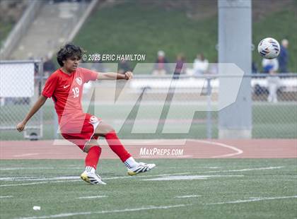 Thumbnail 3 in Banning vs Redondo Union (South's Boys Varsity Soccer Tournament) photogallery.