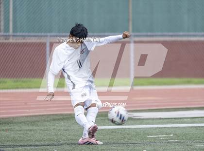 Thumbnail 1 in Banning vs Redondo Union (South's Boys Varsity Soccer Tournament) photogallery.