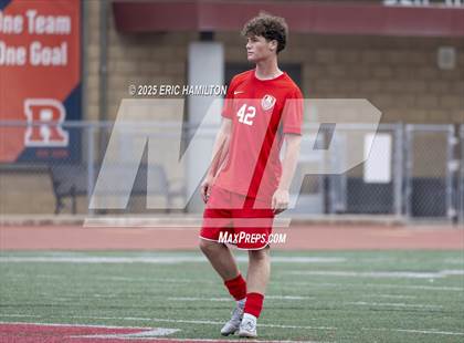 Thumbnail 3 in Banning vs Redondo Union (South's Boys Varsity Soccer Tournament) photogallery.