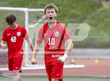 Thumbnail 2 in Banning vs Redondo Union (South's Boys Varsity Soccer Tournament) photogallery.