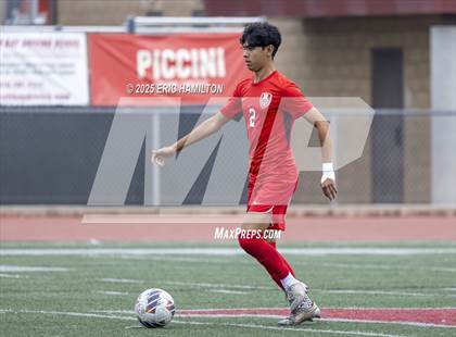 Thumbnail 2 in Banning vs Redondo Union (South's Boys Varsity Soccer Tournament) photogallery.