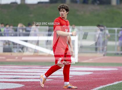 Thumbnail 3 in Banning vs Redondo Union (South's Boys Varsity Soccer Tournament) photogallery.