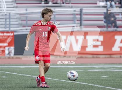 Thumbnail 2 in Banning vs Redondo Union (South's Boys Varsity Soccer Tournament) photogallery.