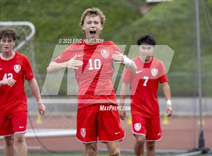Thumbnail 1 in Banning vs Redondo Union (South's Boys Varsity Soccer Tournament) photogallery.