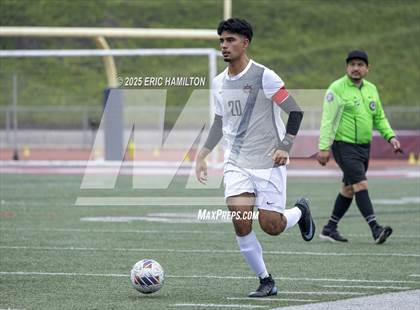 Thumbnail 1 in Banning vs Redondo Union (South's Boys Varsity Soccer Tournament) photogallery.