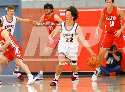 Thumbnail 1 in Capistrano Valley Christian vs. Mater Dei (Mater Dei Extravaganza) photogallery.