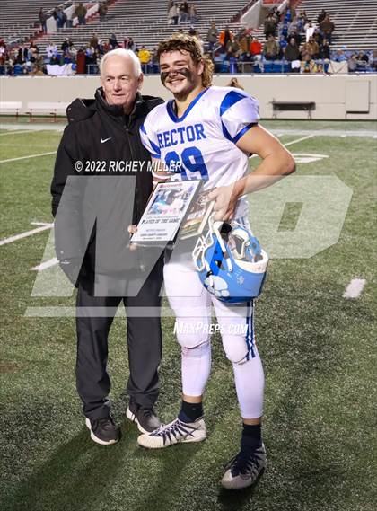 Thumbnail 3 in Rector @ Izard County (AHSAA 8 Man Final) photogallery.