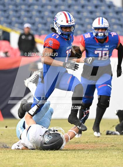 Thumbnail 3 in Cherry Creek vs. Valor Christian (CHSAA 5A State Final) photogallery.