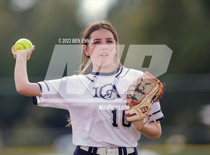 Thumbnail 2 in Loganville Christian Academy vs Tattnall Square Academy (GIAA 3A State Championships) photogallery.