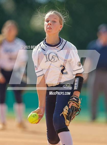 Thumbnail 3 in Loganville Christian Academy vs Tattnall Square Academy (GIAA 3A State Championships) photogallery.