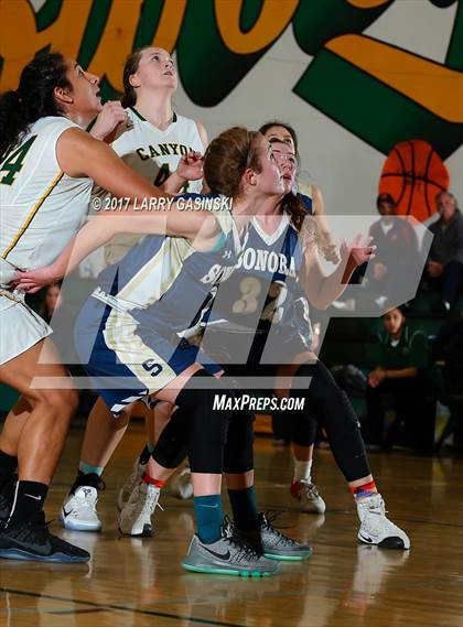 Thumbnail 1 in Sonora vs. Canyon (CIF SS Division 1AA Quarter Final) photogallery.