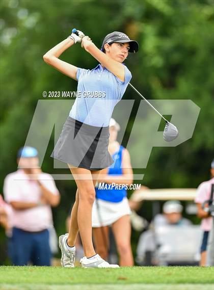 Thumbnail 3 in UIL 5A Girls Golf State Tournament photogallery.