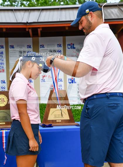 Thumbnail 1 in UIL 5A Girls Golf State Tournament photogallery.